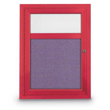 United Visual Products Slim Enclosed Corkboard, 30"x30", Gold Alum Frame/Black UVEB3030-GOLD-BLACK